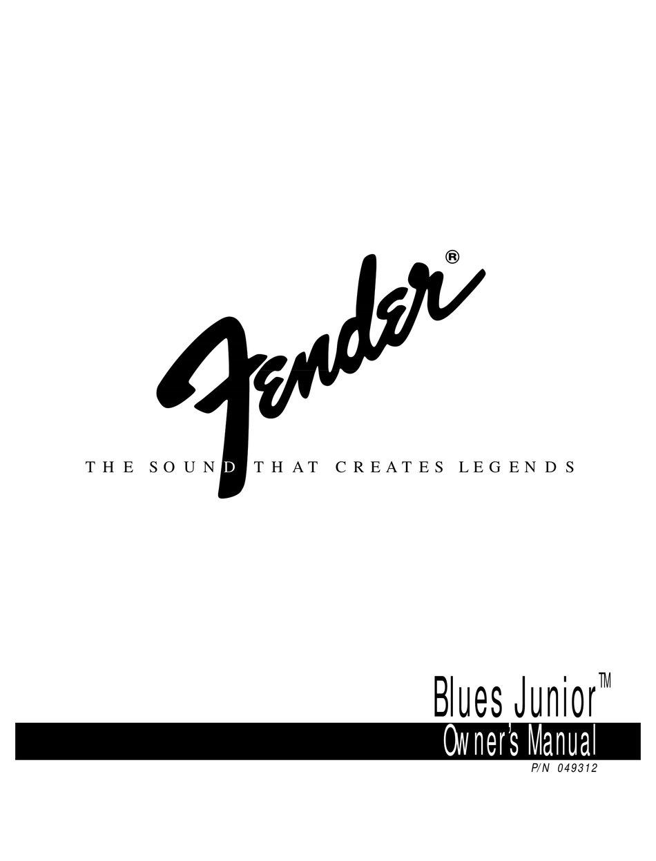 fender blues junior iii service manual