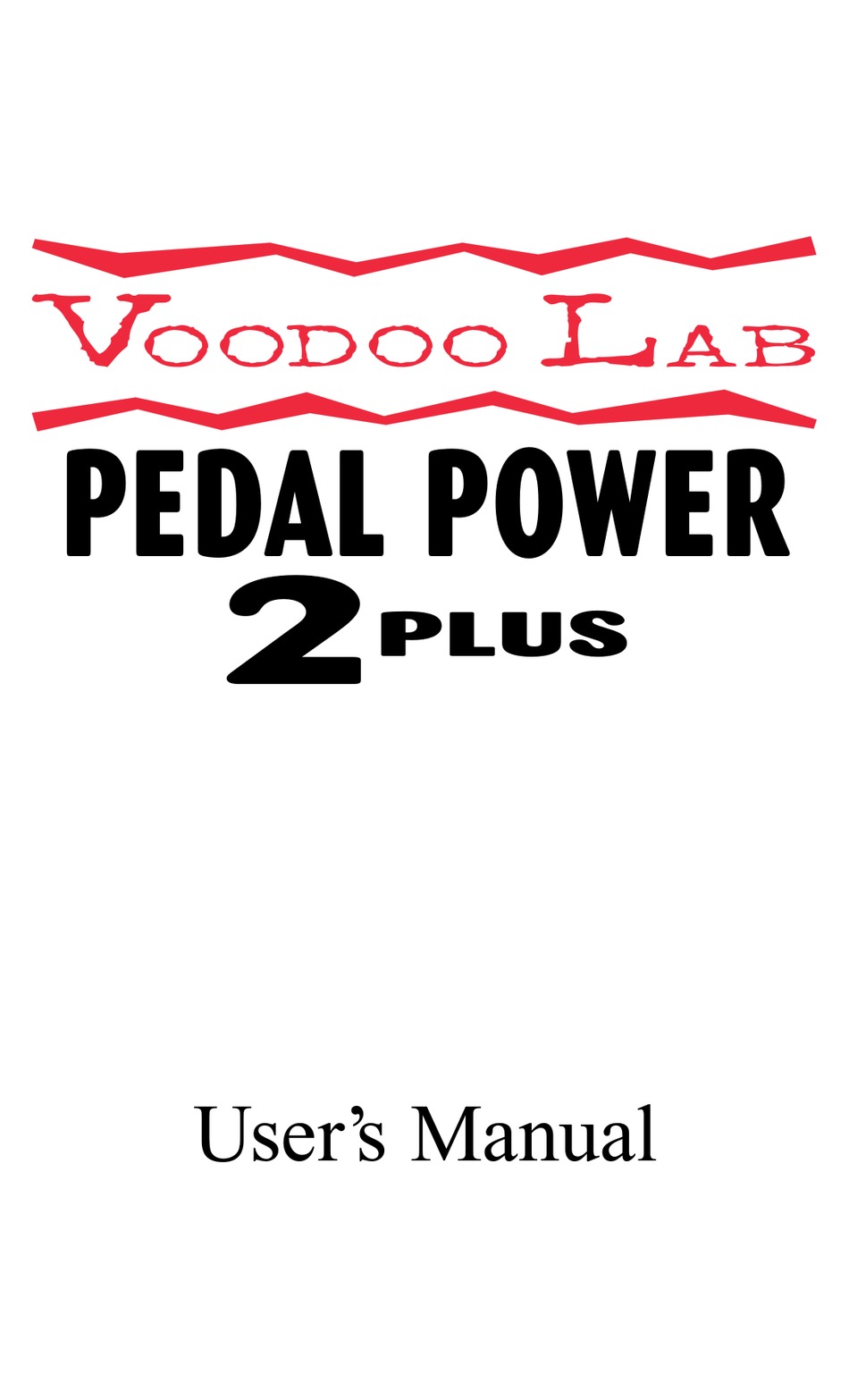 Voodoo Lab Pedal Power 2 Plus User Manual Pdf Download Manualslib