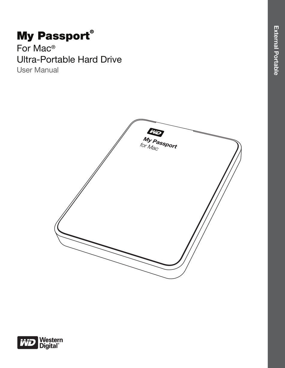 WESTERN DIGITAL MY PASSPORT USER MANUAL Pdf Download ManualsLib