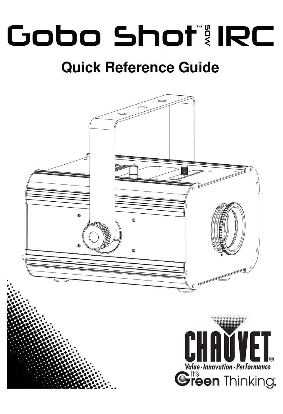 CHAUVET GOBO SHOT 50W IRC QUICK REFERENCE MANUAL Pdf Download ManualsLib