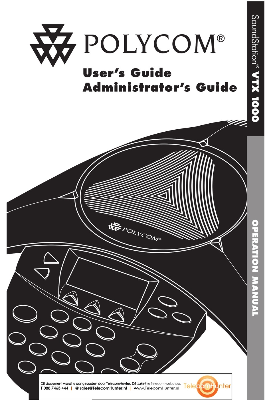 Polycom Soundstation Vtx 1000 User Manual Pdf Download Manualslib
