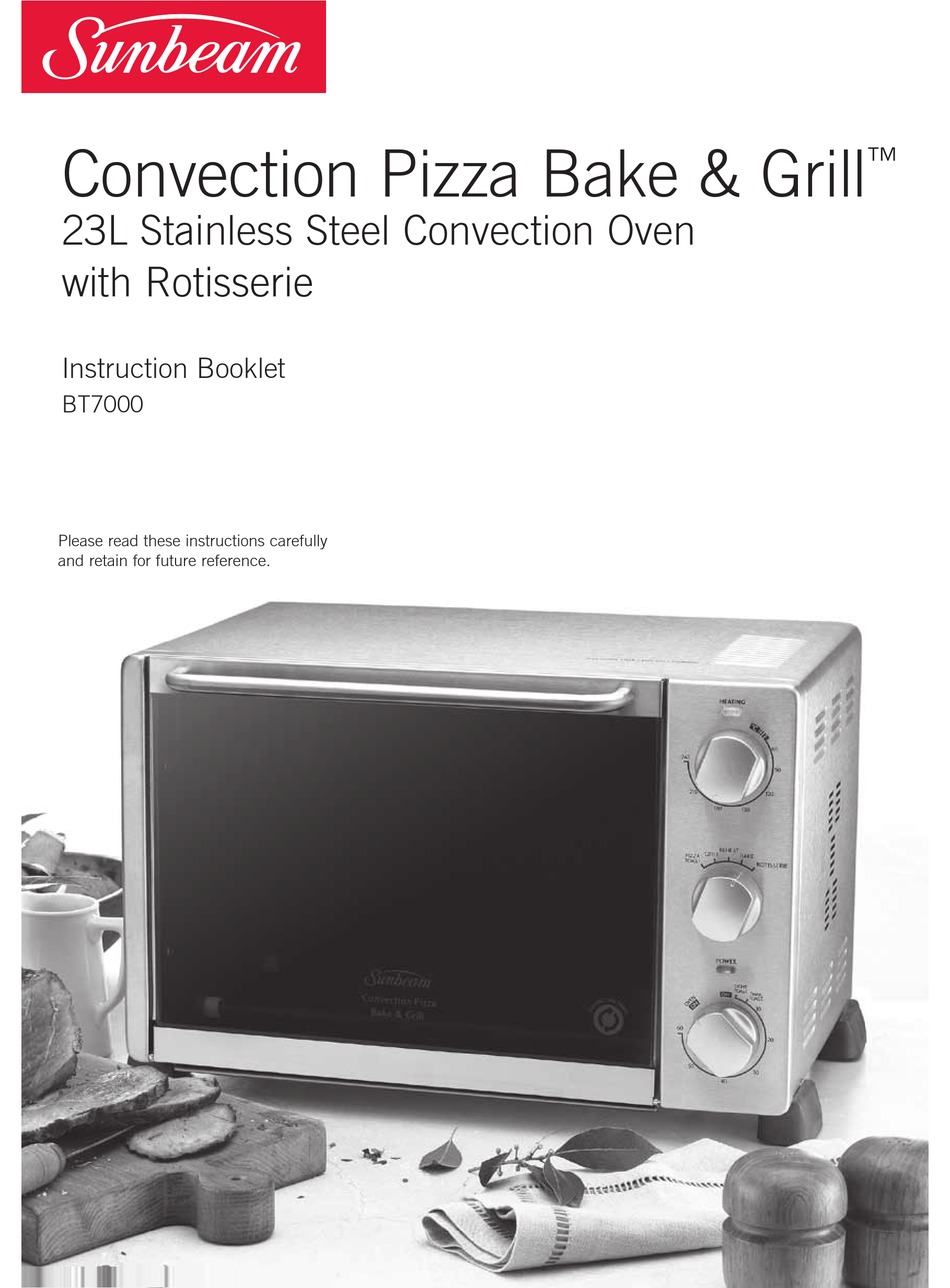 sunbeam convection bake and grill oven