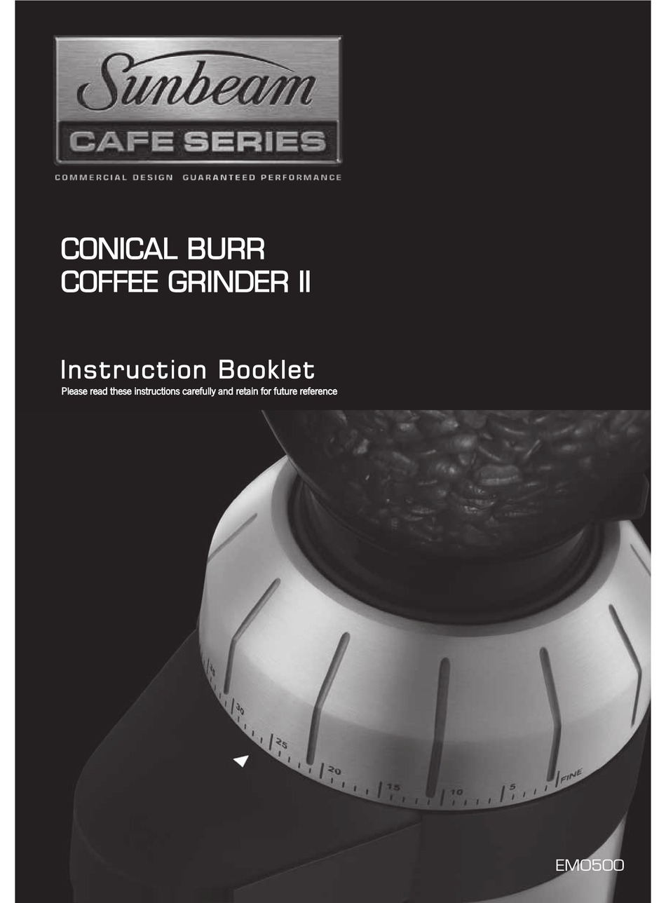 SUNBEAM EM0500 INSTRUCTION BOOKLET Pdf Download ManualsLib