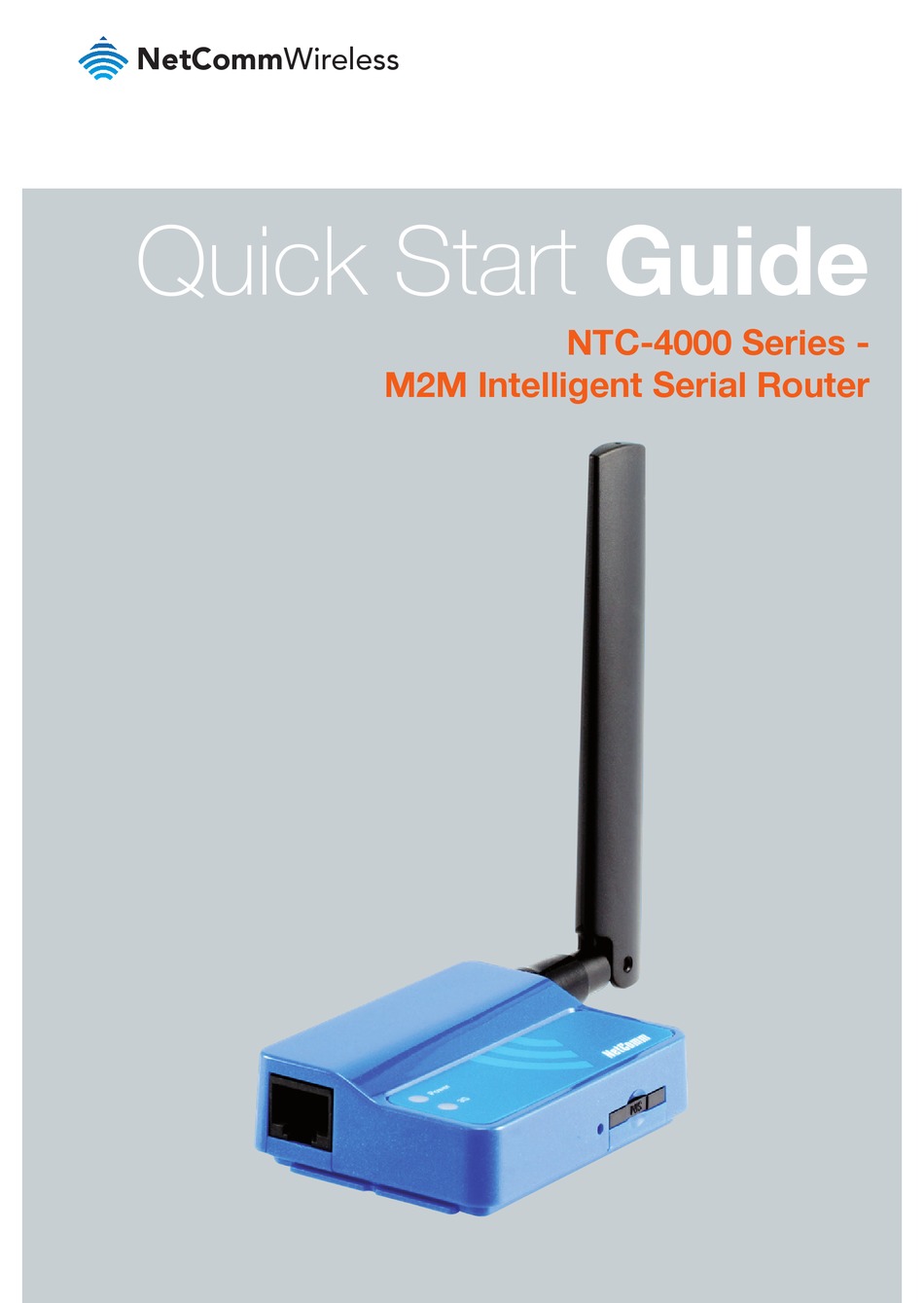 NETCOMM NTC-4000 SERIES QUICK START MANUAL Pdf Download | ManualsLib