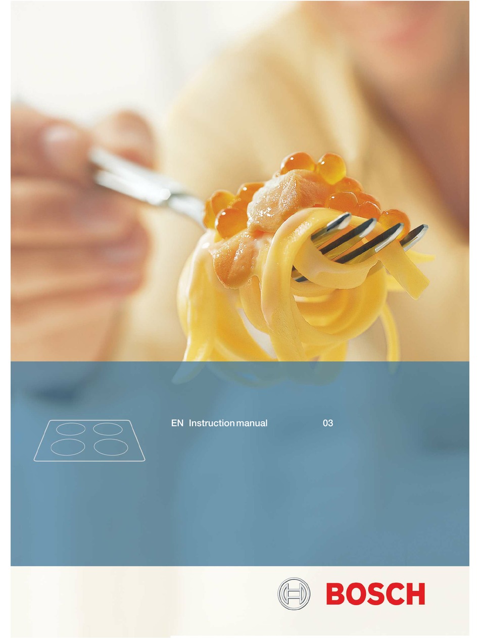 BOSCH COOKING HOB INSTRUCTION MANUAL Pdf Download | ManualsLib