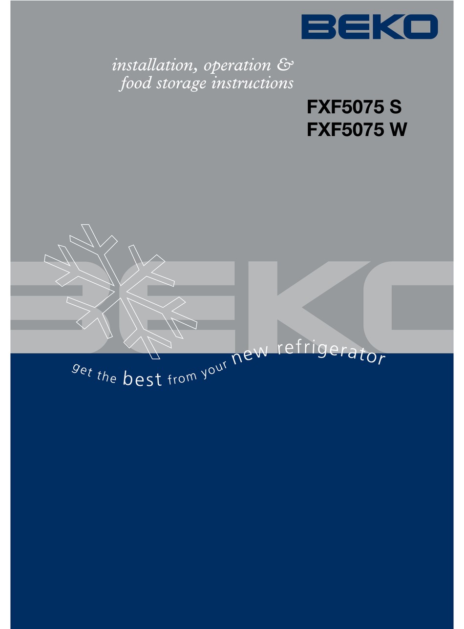 beko freezer fxf5075s