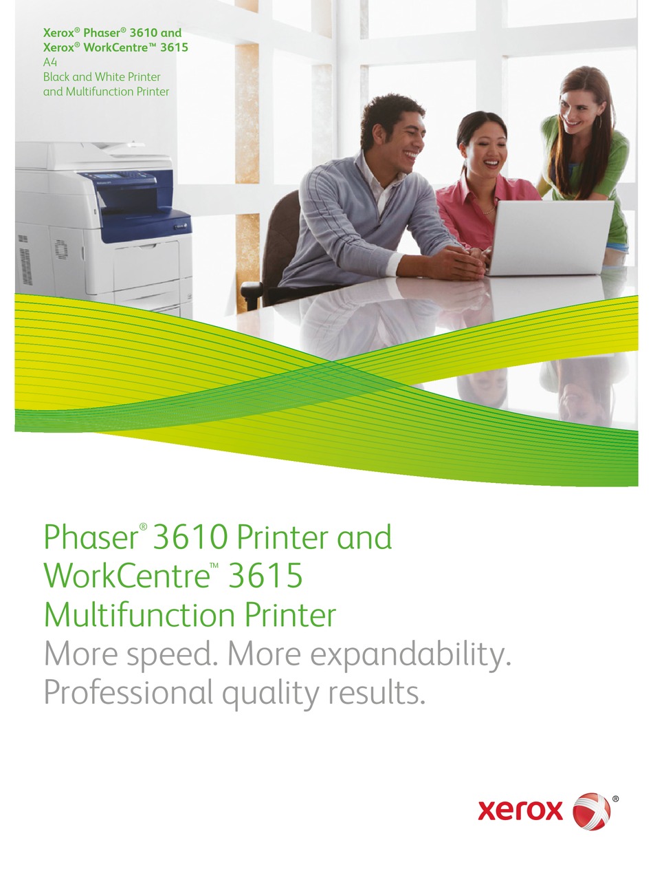 XEROX PHASER 3610 SPECIFICATIONS Pdf Download | ManualsLib