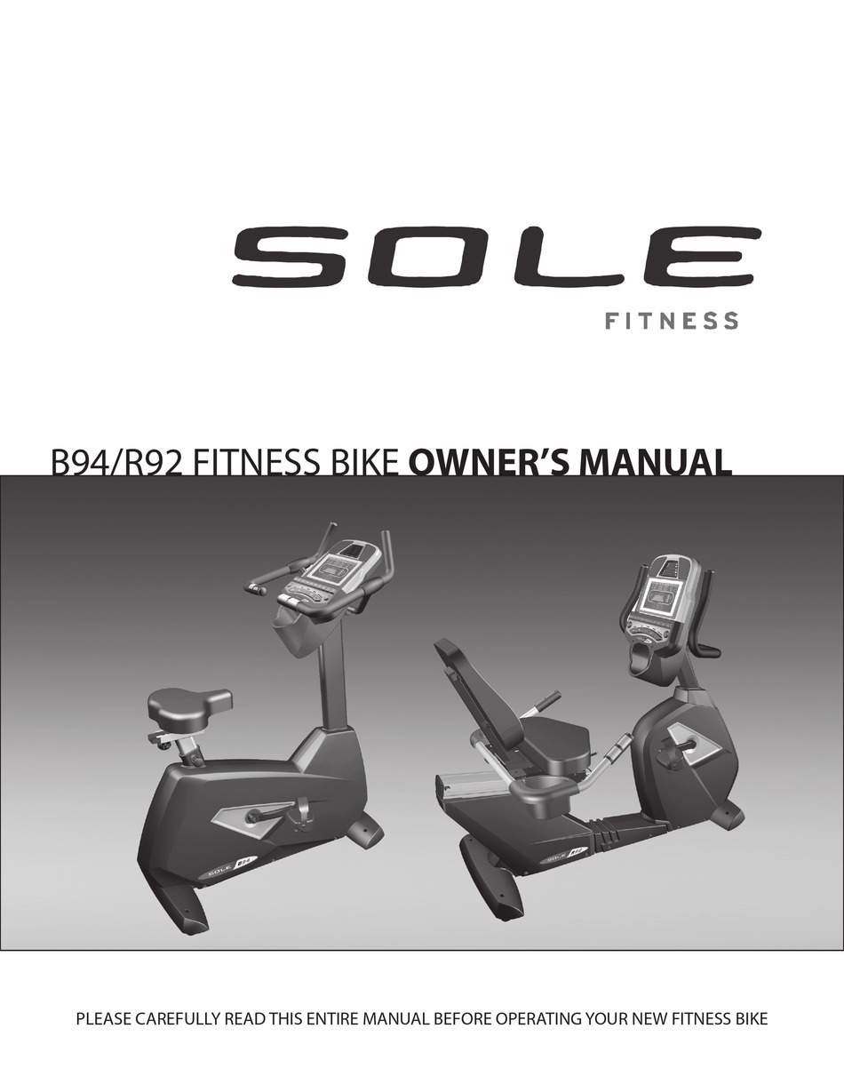 sole b94 exercise bike