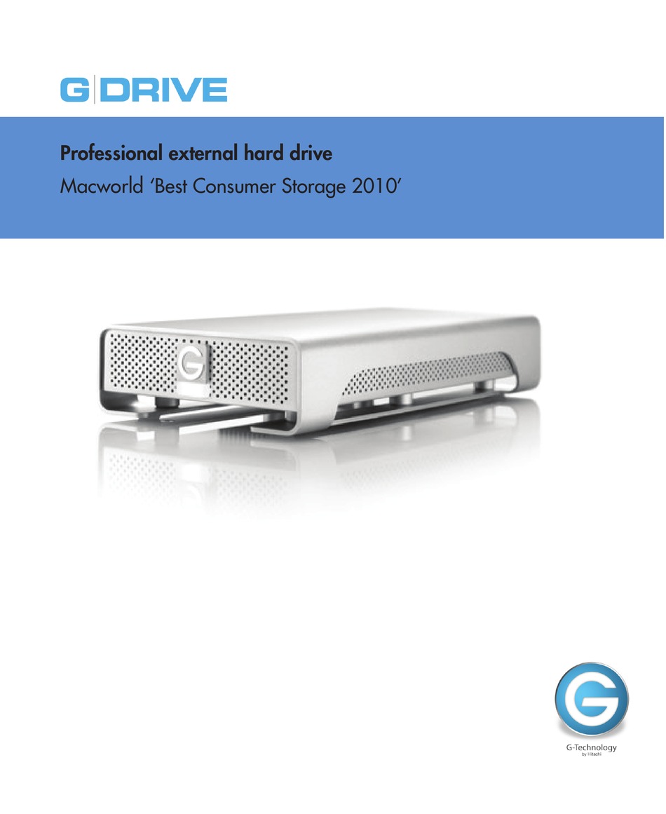 G Technology G Drive User Manual Pdf Download Manualslib