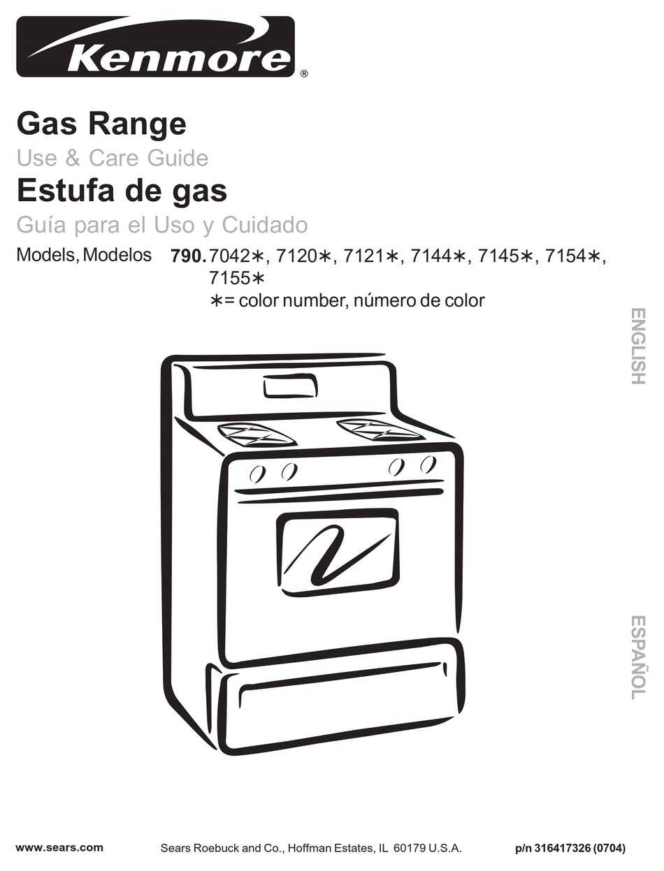 KENMORE 790.7042 SERIES USE & CARE MANUAL Pdf Download | ManualsLib