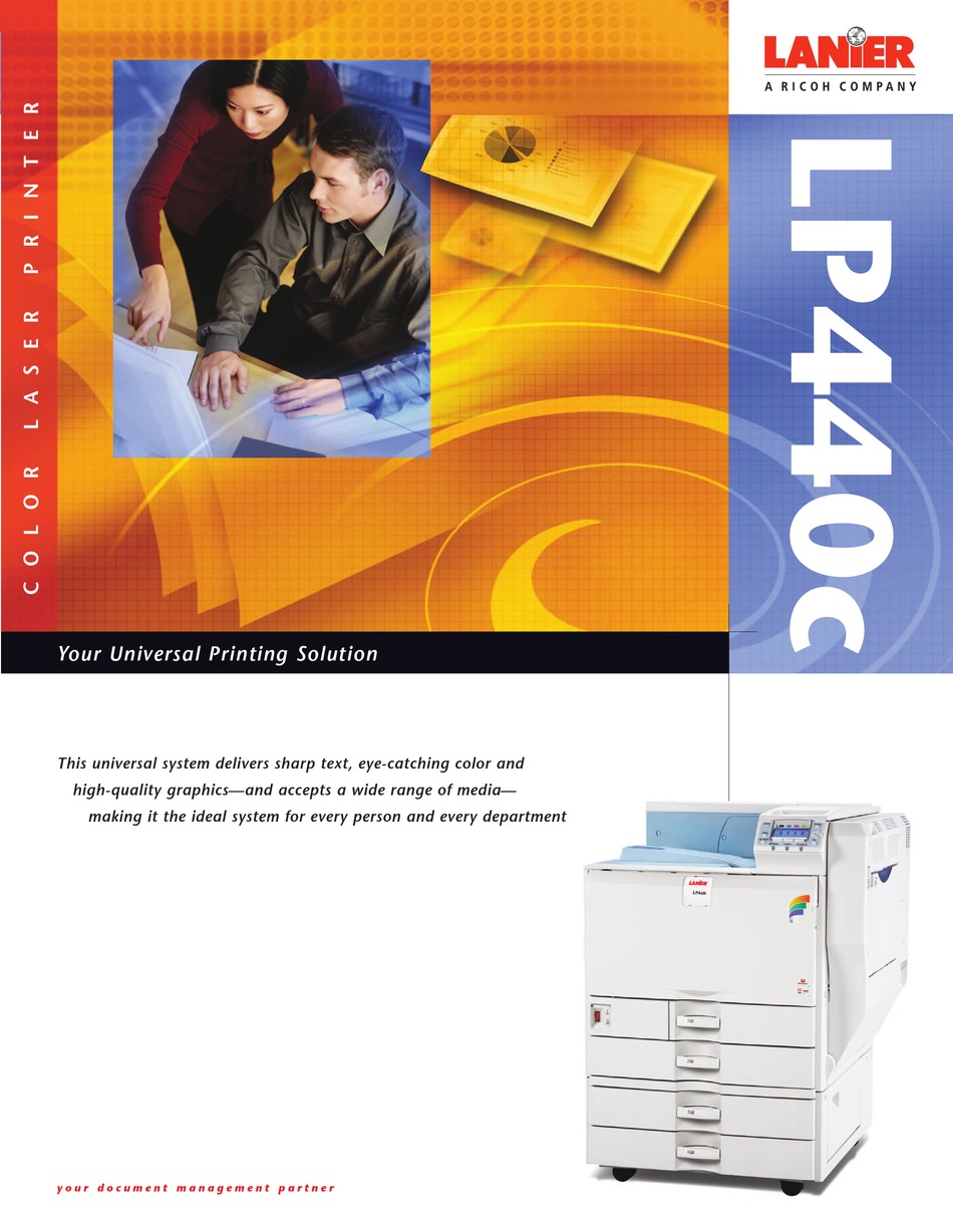 LANIER LP440C QUICK MANUAL Pdf Download ManualsLib
