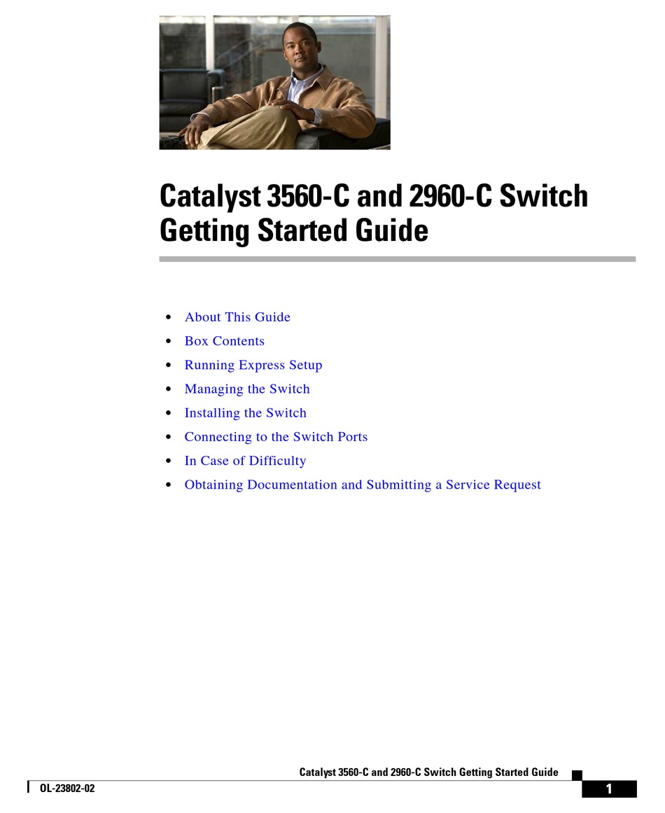 CISCO CATALYST 3560-C GETTING STARTED MANUAL Pdf Download | ManualsLib