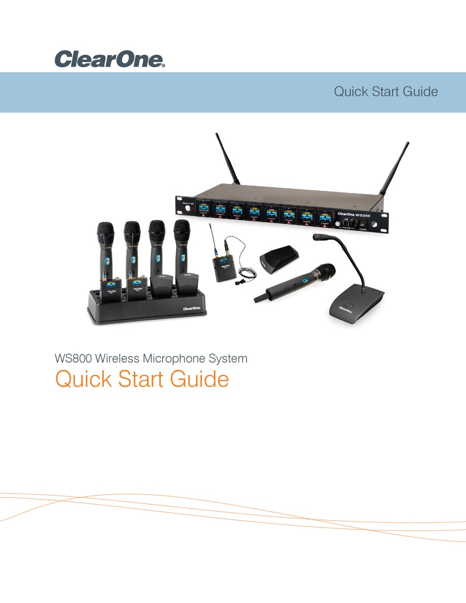 CLEARONE WS800 QUICK START MANUAL Pdf Download ManualsLib