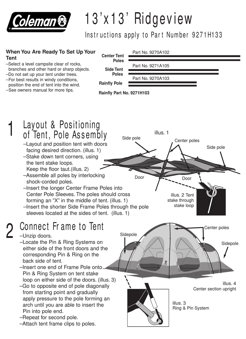 coleman pool manual