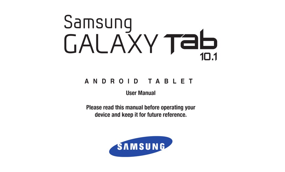 SAMSUNG GALAXY TAB 10.1 USER MANUAL Pdf Download | ManualsLib