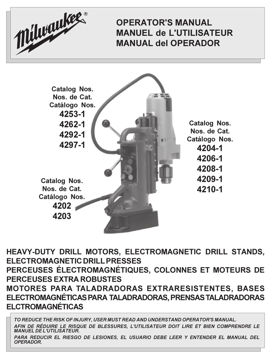 Milwaukee Mag Drill 4202 Wiring Diagram Wiring Diagram and Schematic Role