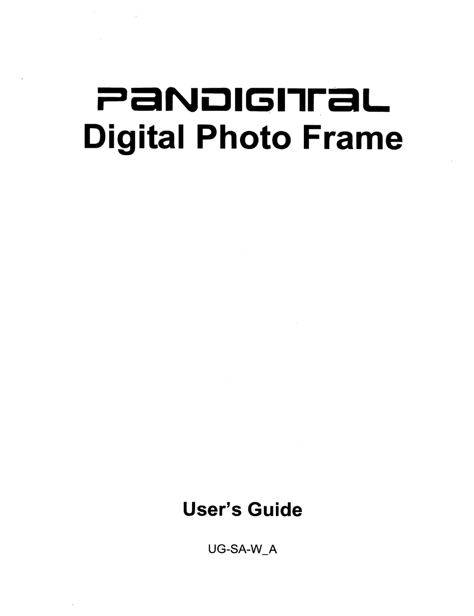 PANDIGITAL UGSAW_A USER MANUAL Pdf Download ManualsLib