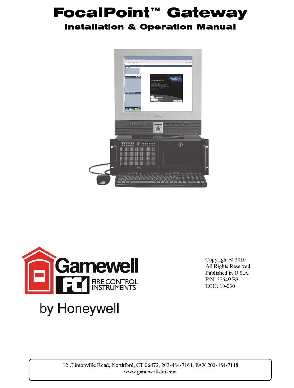 Gamewell IF-602 Fire Alarm Control Panel Display 2 Loop IF602 31086 
