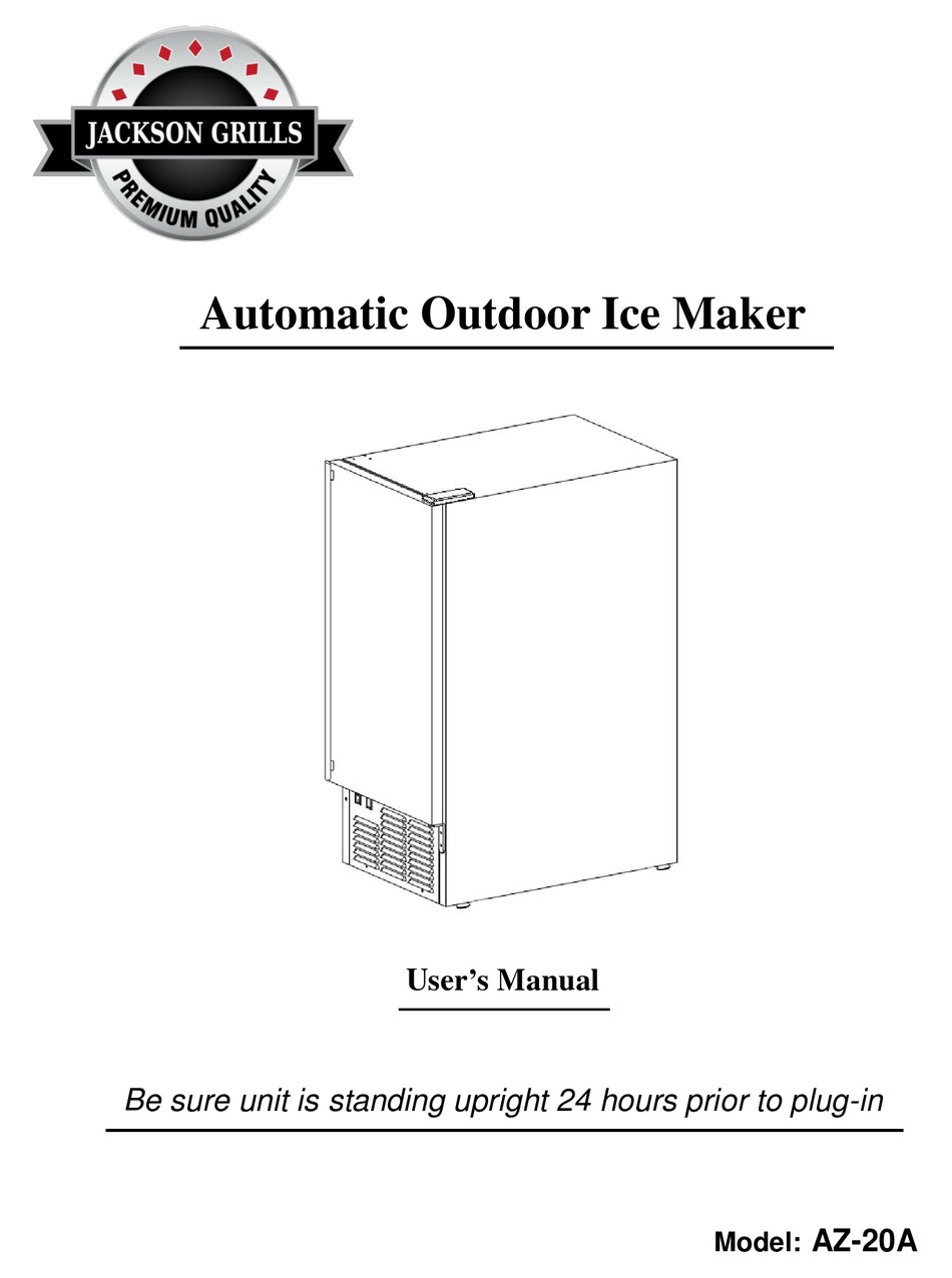 JACKSON GRILLS AZ20A USER MANUAL Pdf Download ManualsLib