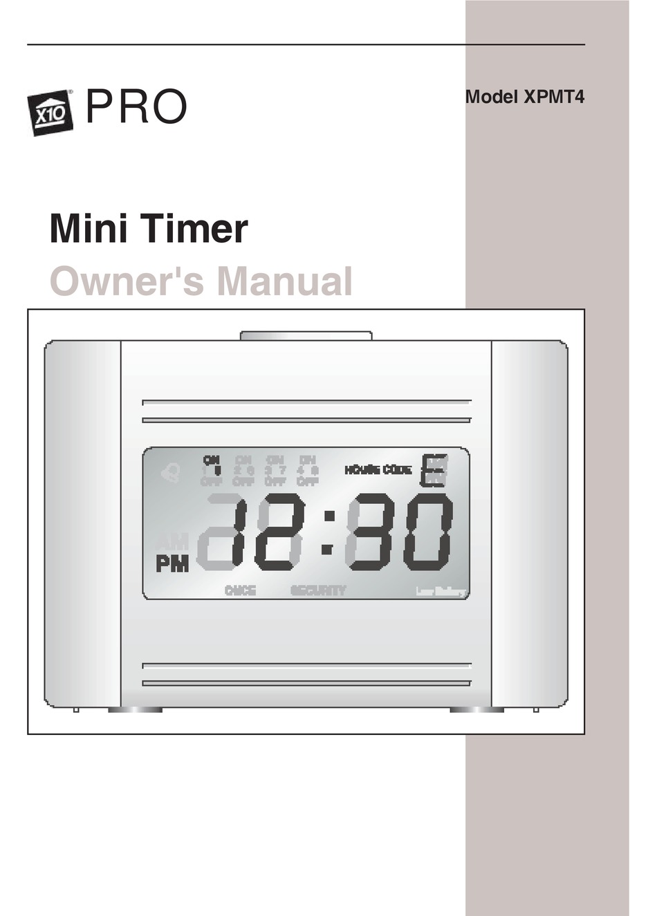 X10 Pro Mini Timer