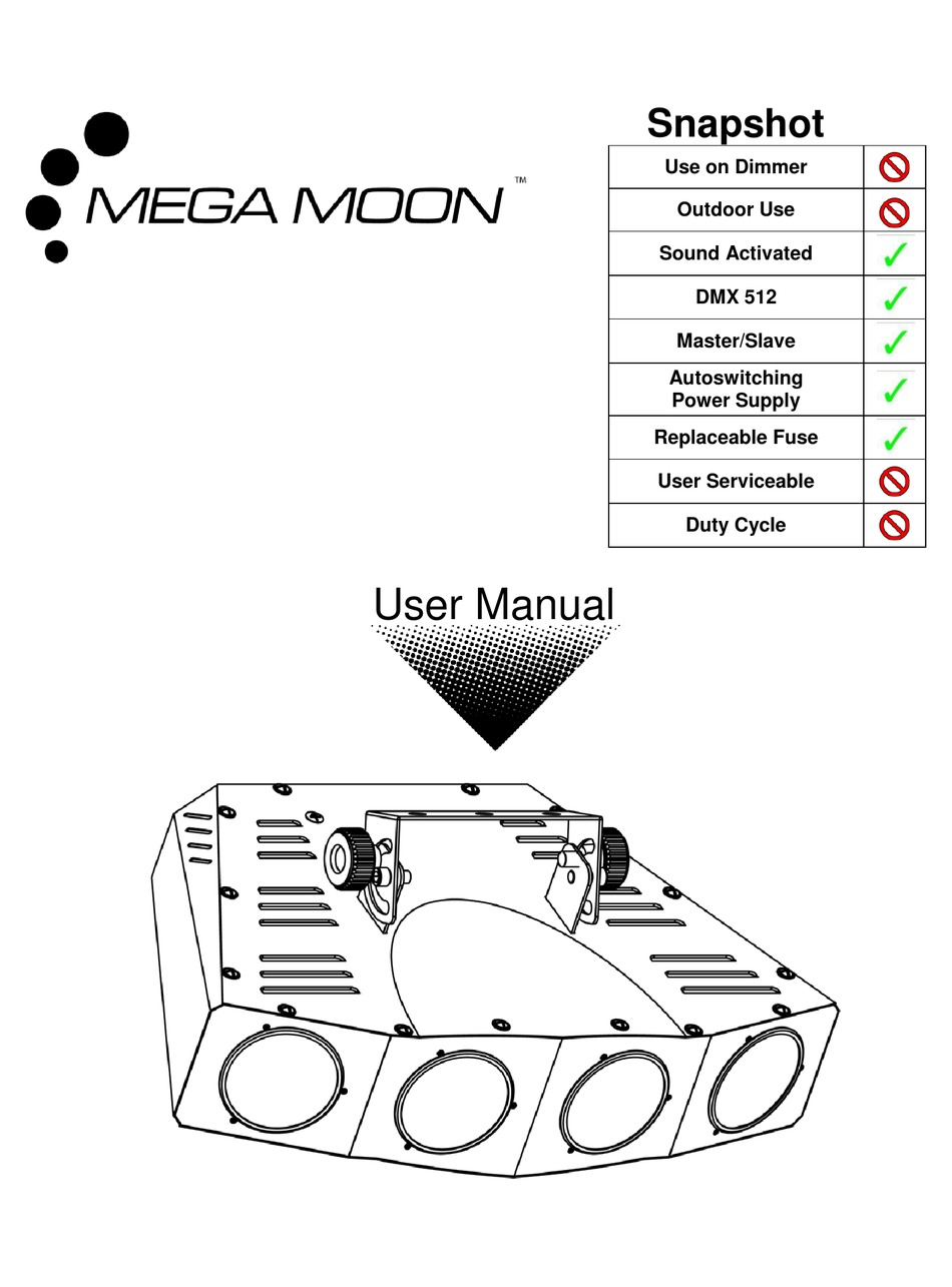 CHAUVET MEGA MOON USER MANUAL Pdf Download | ManualsLib