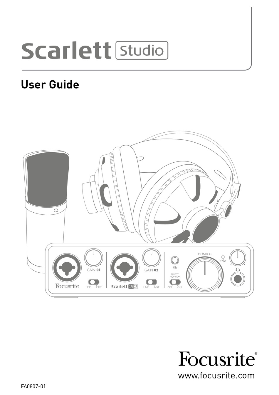 FOCUSRITE SCARLETT STUDIO USER MANUAL Pdf Download | ManualsLib