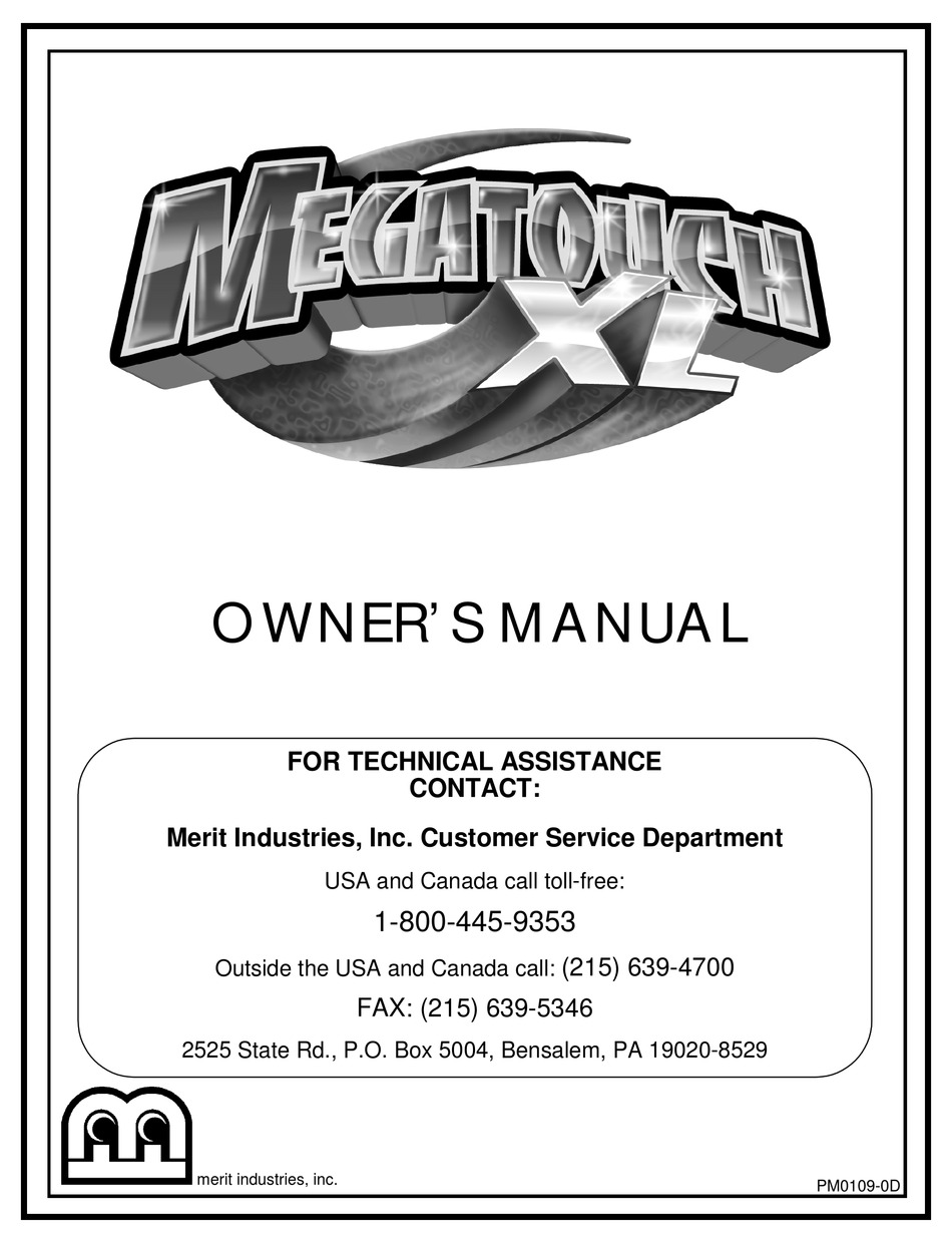 megatouch force 2006 manual