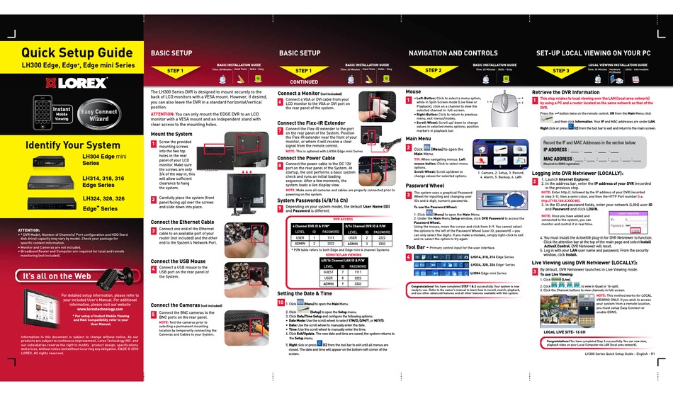 lorex edge dvr