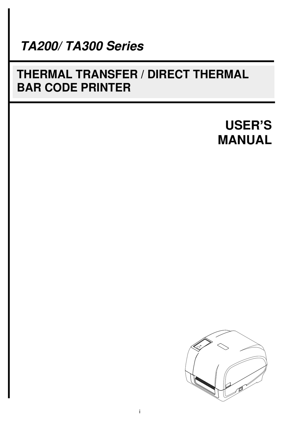 tsc ta200 barcode printer