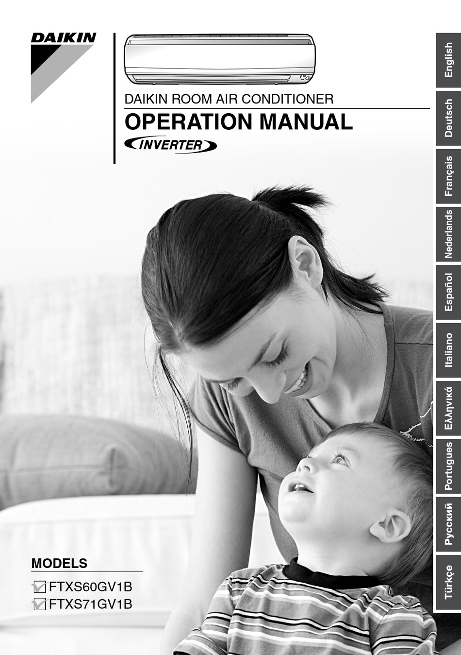 DAIKIN FTXS60GV1B OPERATION MANUAL Pdf Download | ManualsLib