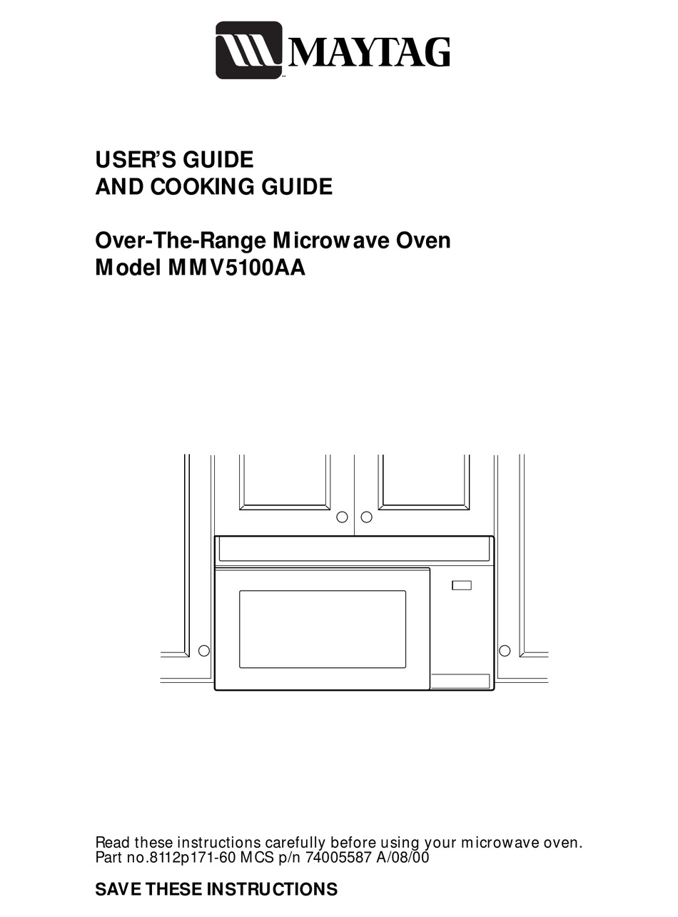 Maytag : MMV5165BAW Microwave