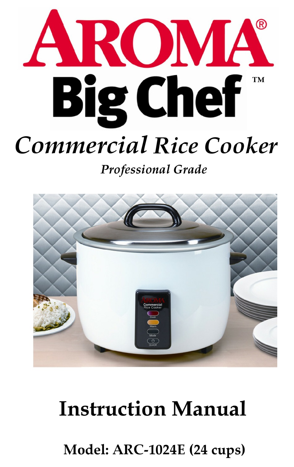 aroma big chef rice cooker