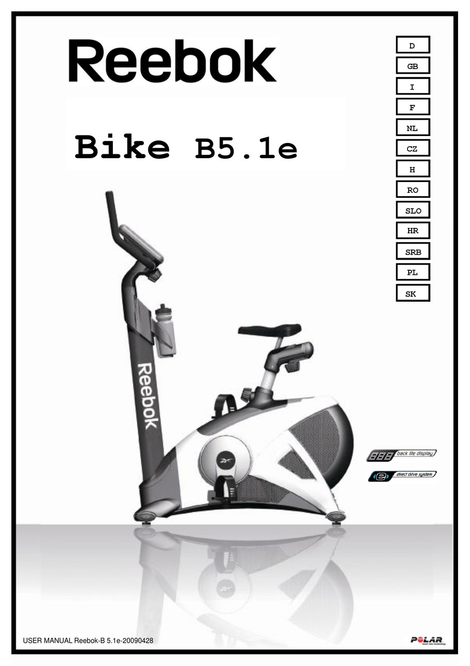 reebok b 5.1 e exercise bike