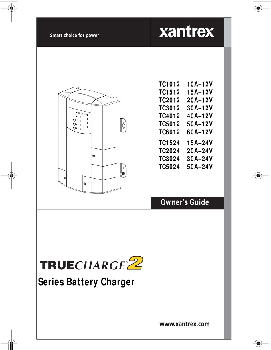 XANTREX TC1012 OWNER'S MANUAL Pdf Download | ManualsLib