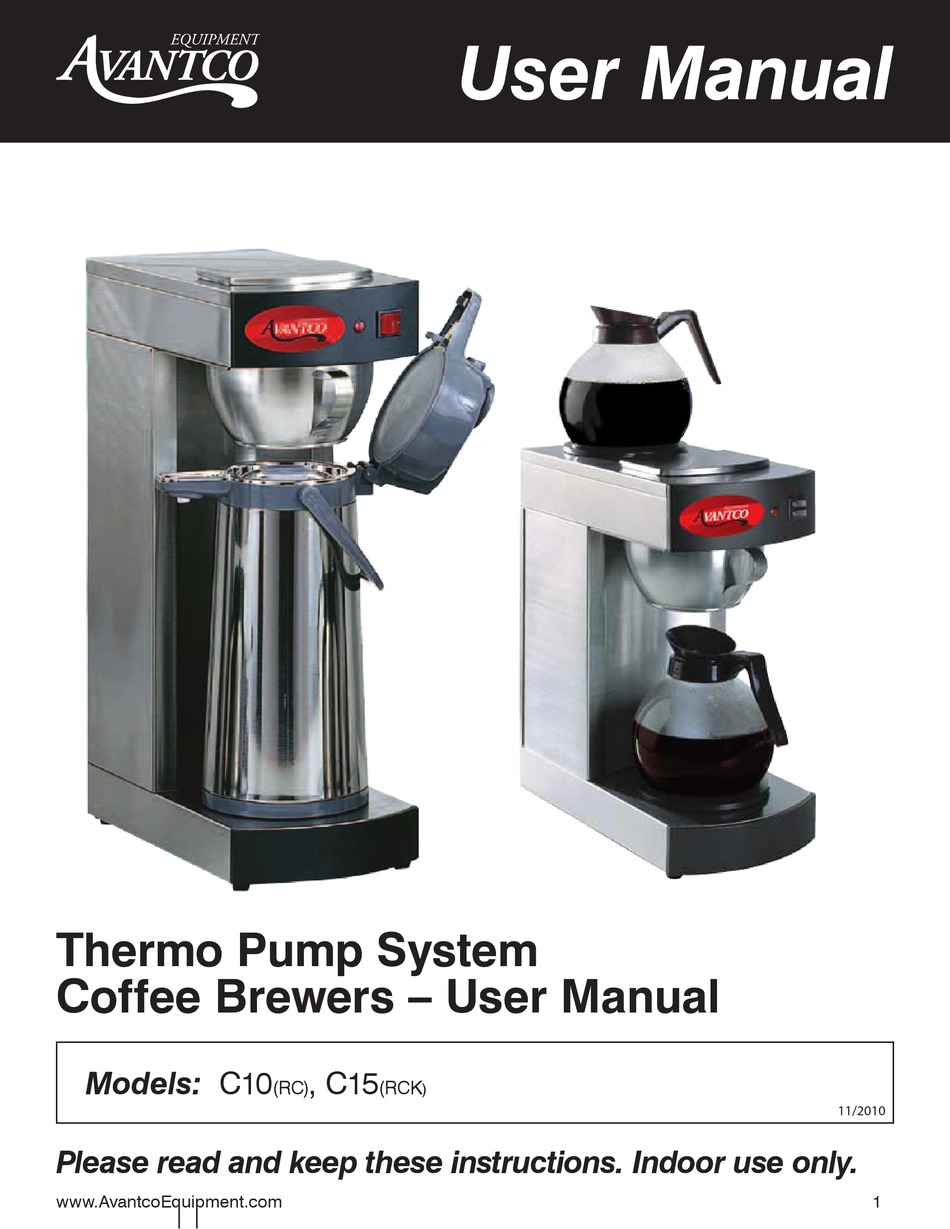 AVANTCO 177C10 USER MANUAL Pdf Download 