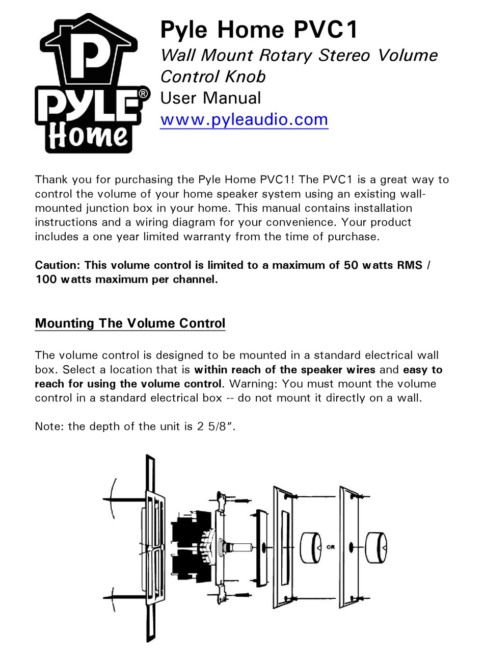 Wiring Diagram For In Wall Volume Control Wiring Diagram