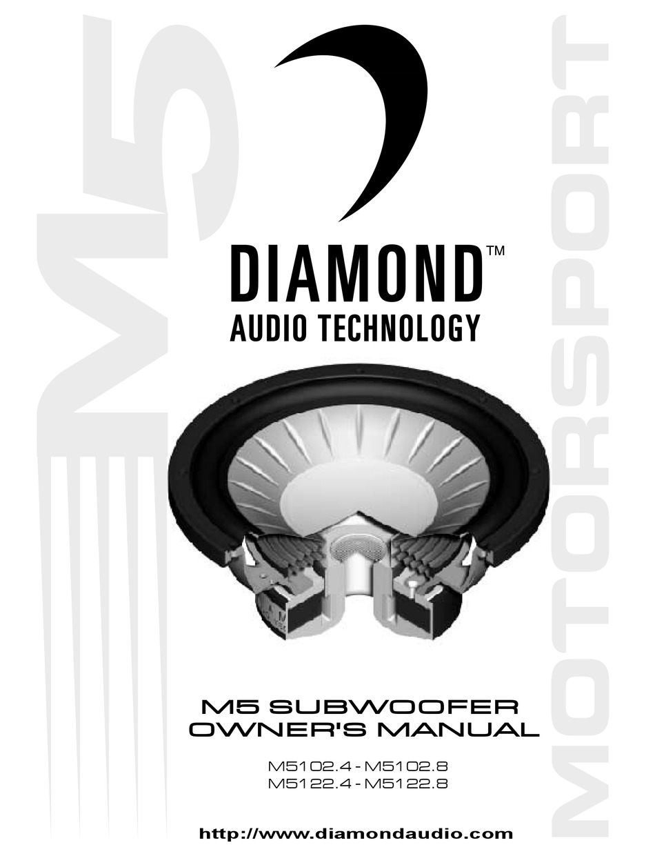 Diamond Audio Technology M5102 4 Owner S Manual Pdf Download Manualslib