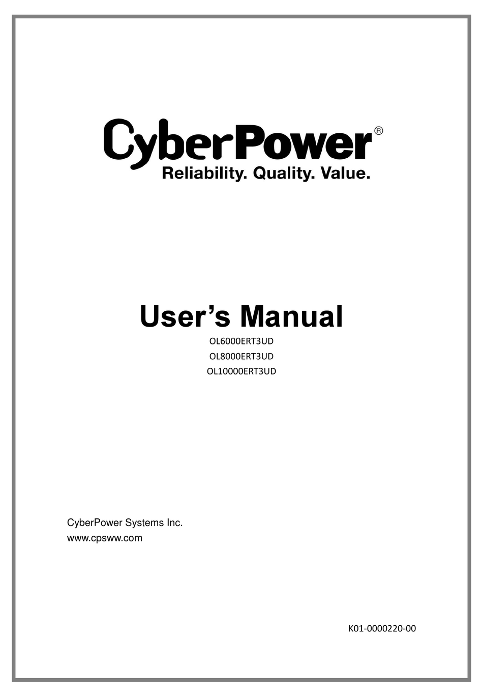 cyberpower-ol6000ert3ud-user-manual-pdf-download-manualslib