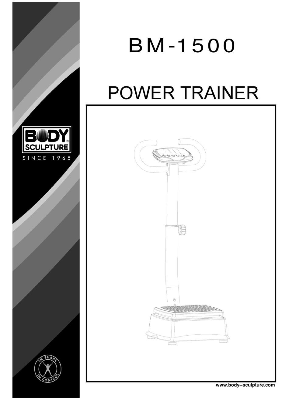 Body Sculpture Bm 1500 User Manual Pdf Download Manualslib