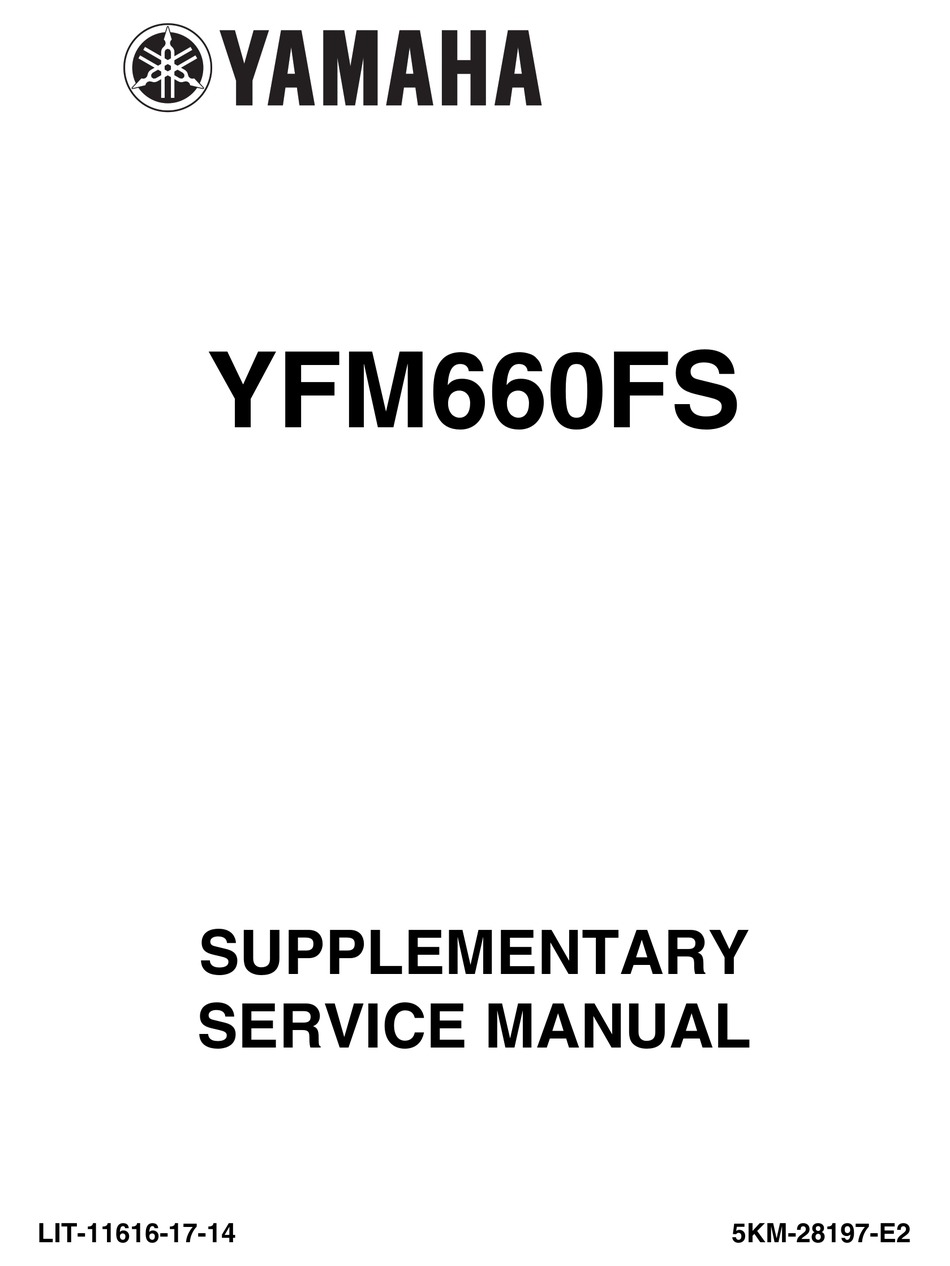 Yamaha Yfm660fs Grizzly 4x4