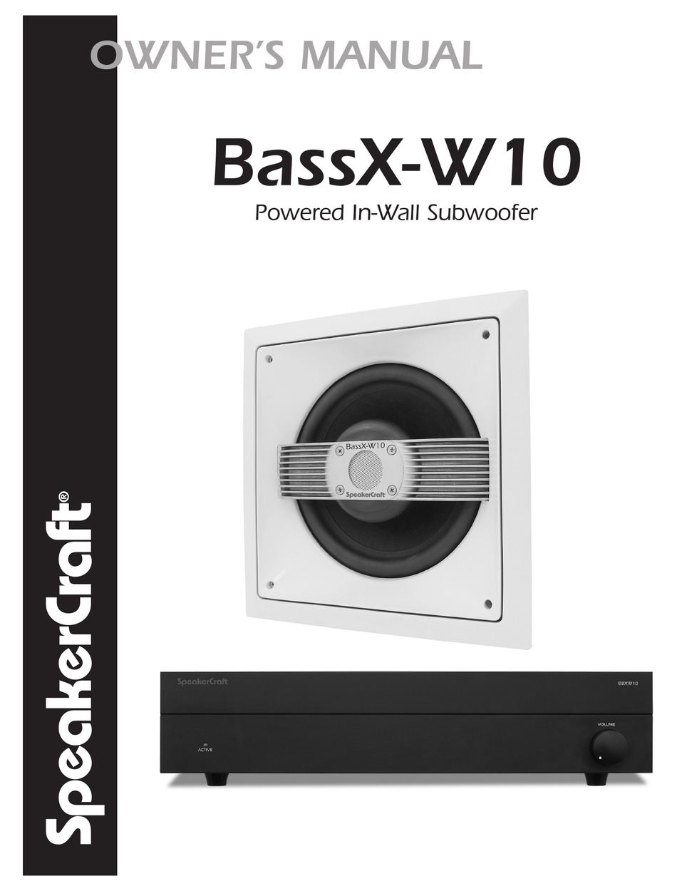 speakercraft bbxw10