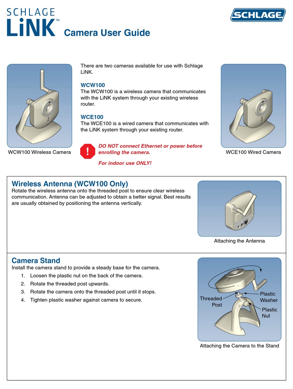 SCHLAGE LINK WCW100 USER MANUAL Pdf Download ManualsLib