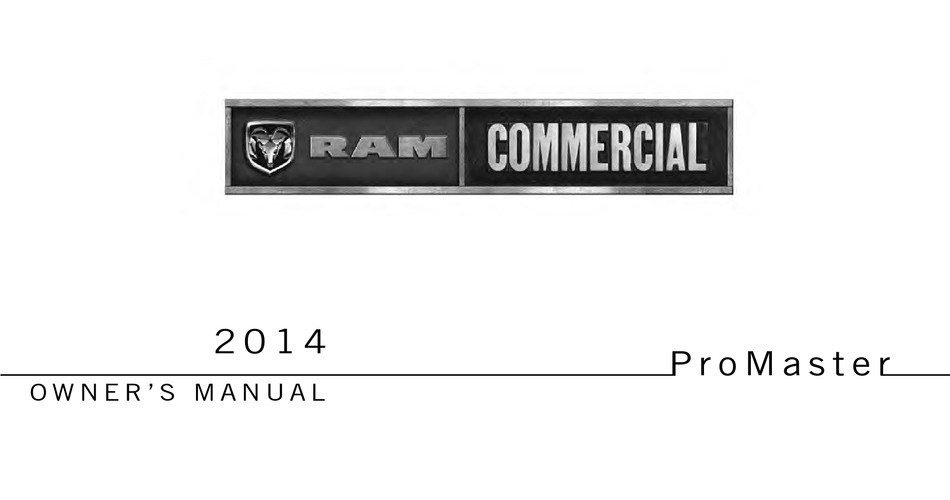 2014 ram promaster warning lights