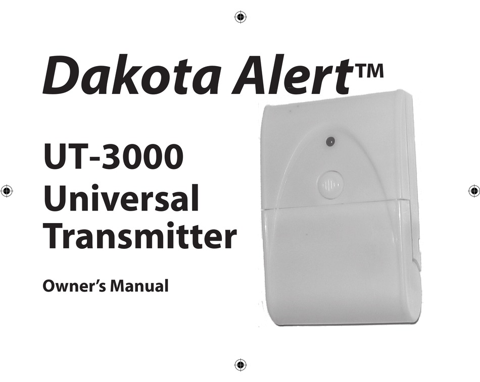 DAKOTA ALERT UT3000 OWNER