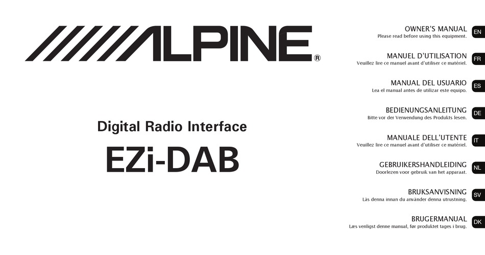 Alpine - EZi-DAB-ONE Interface con Radio Digital (DAB/DAB+)