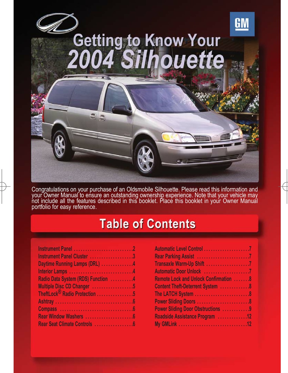 free download 2004 oldsmobile silhouette repair manual pdf free