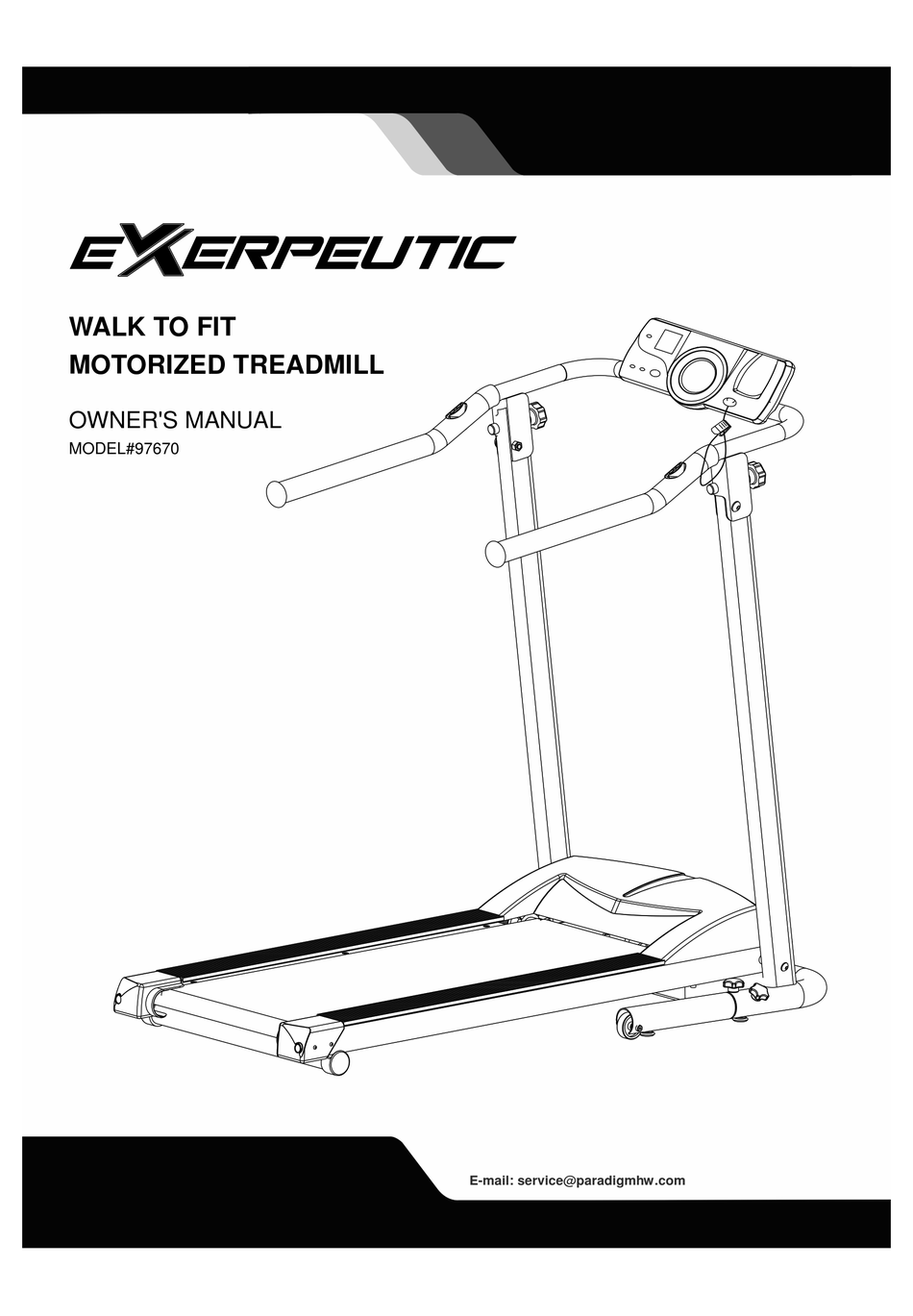 EXERPEUTIC 97670 OWNER'S MANUAL Pdf Download | ManualsLib