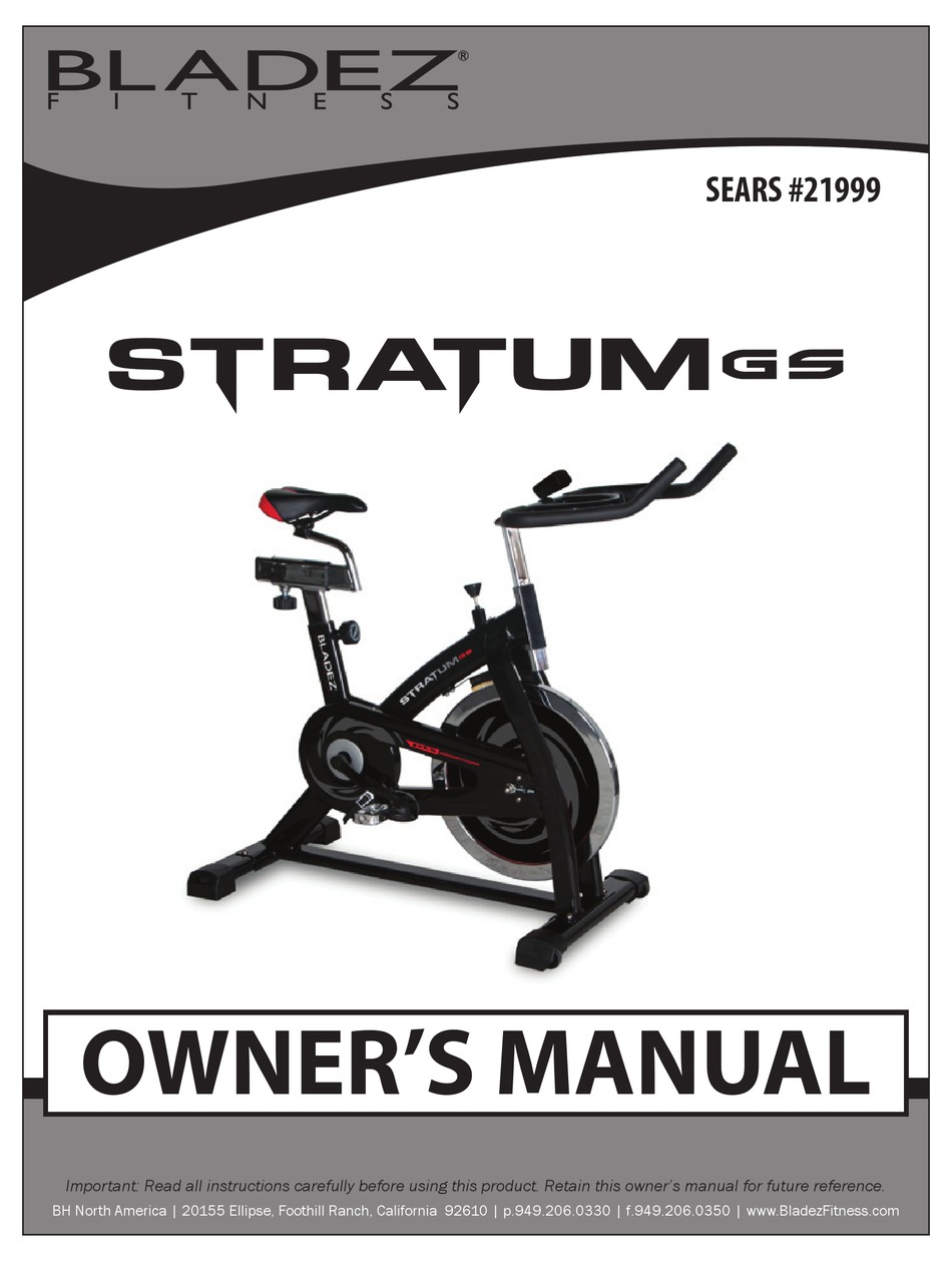 stratum exercise bike