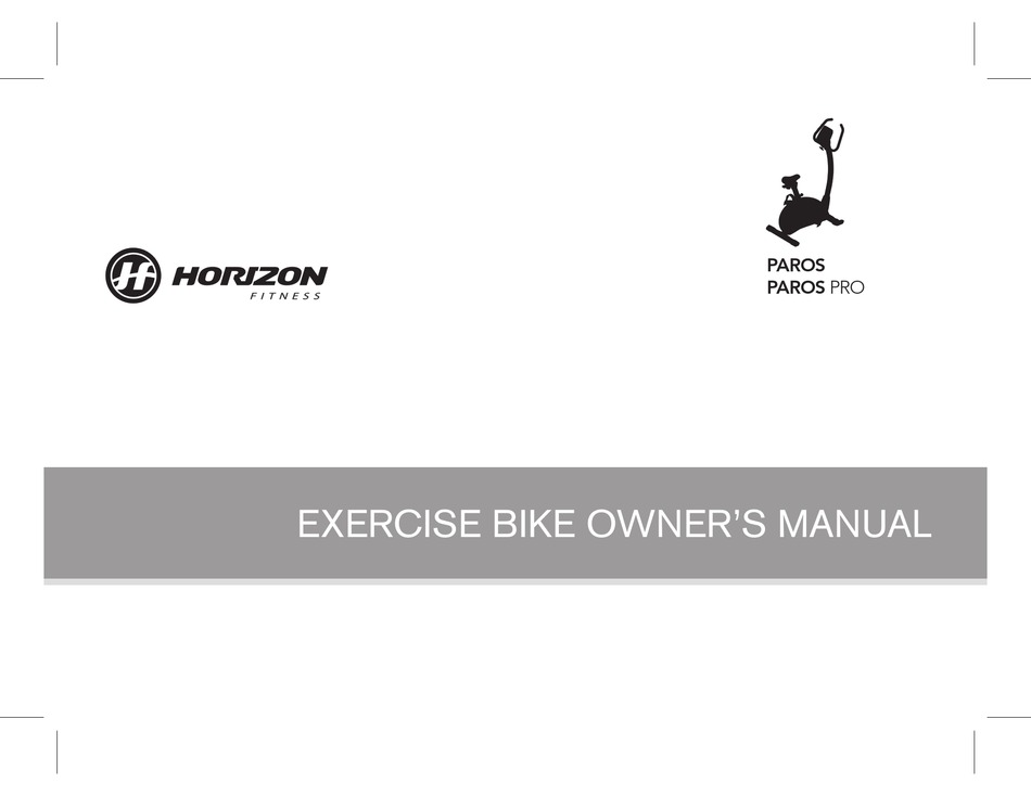 horizon paros pro exercise bike