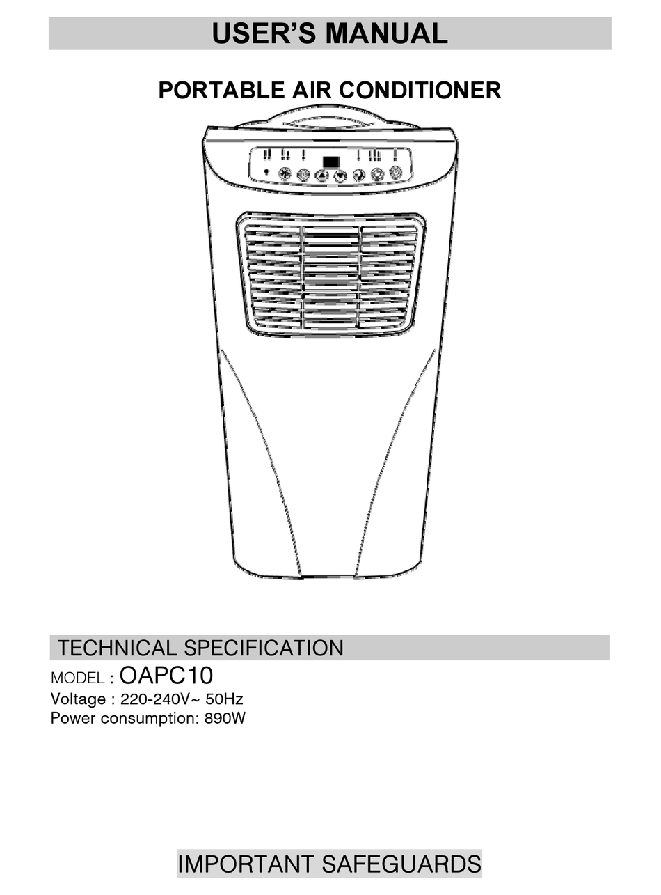 Omega Altise Oapc10 User Manual Pdf Download Manualslib